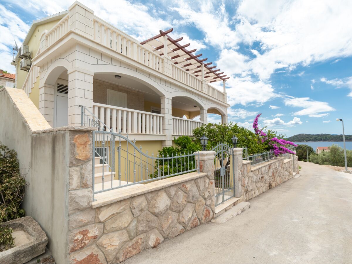 Holiday house Comfortable and spacious house with terrace and sea view Prižba, Korčula K-199