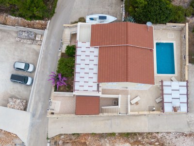 Holiday house Comfortable and spacious house with terrace and sea view Prižba, Korčula K-199 - Outdoor photo 6
