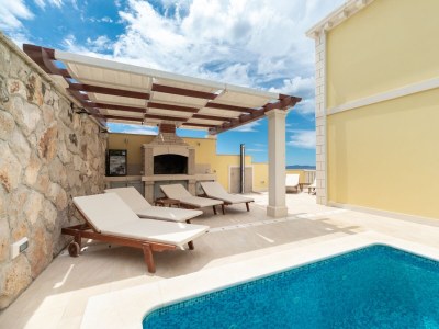 Holiday house Comfortable and spacious house with terrace and sea view Prižba, Korčula K-199 - Outdoor photo 9