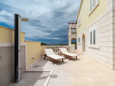 Holiday house Comfortable and spacious house with terrace and sea view Prižba, Korčula K-199 - Outdoor photo 10