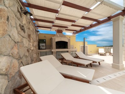 Holiday house Comfortable and spacious house with terrace and sea view Prižba, Korčula K-199 - Outdoor photo 12