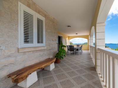 Holiday house Comfortable and spacious house with terrace and sea view Prižba, Korčula K-199 - Outdoor photo 42