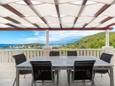 Holiday house Comfortable and spacious house with terrace and sea view Prižba, Korčula K-199 - Outdoor photo 47