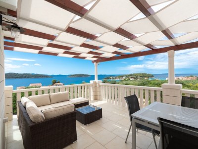 Holiday house Comfortable and spacious house with terrace and sea view Prižba, Korčula K-199 - Outdoor photo 49