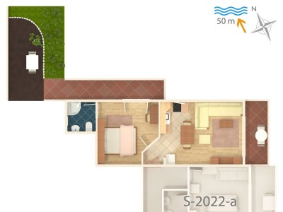 Apartment One bedroom apartment with terrace and sea view Supetarska Draga - Donja, Rab A-2022-b - Outdoor photo 30