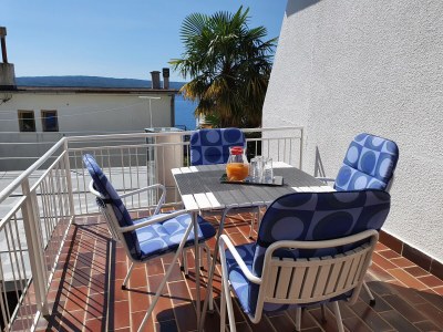 Apartment One bedroom apartment with terrace and sea view Dramalj, Crikvenica A-2397-c - Outdoor photo 8