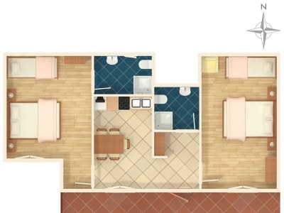 Apartment One bedroom apartment with terrace and sea view Dramalj, Crikvenica A-2397-c - Outdoor photo 29