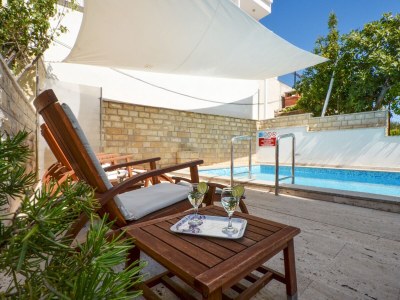 Apartment One bedroom apartment with terrace and sea view Seget Vranjica, Trogir A-4284-b - Outdoor photo 7