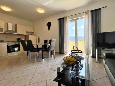 Apartment Three bedroom apartment with terrace and sea view Polje, Krk A-18669-c - Outdoor photo 16