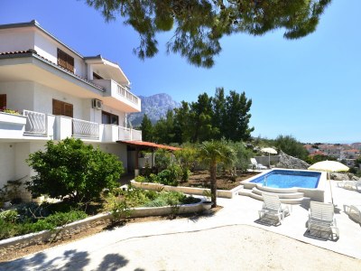 Apartment One bedroom apartment with terrace and sea view Baška Voda, Makarska A-12442-a - Outdoor photo 11