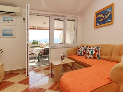 Apartment Two bedroom apartment with terrace and sea view Baška, Krk A-18778-b - Outdoor photo 6