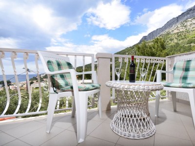 Apartment Studio flat with balcony and sea view Baška Voda, Makarska AS-12442-a in Baska Voda - Apartment
