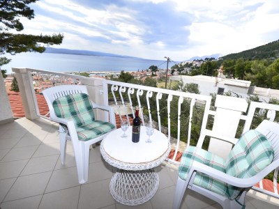 Apartment Studio flat with balcony and sea view Baška Voda, Makarska AS-12442-a - Outdoor photo 22