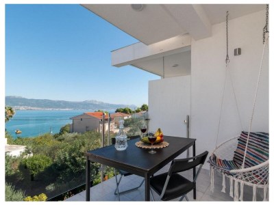 Apartment Two bedroom apartment with terrace and sea view Mastrinka, Čiovo A-23984-a - Outdoor photo 17