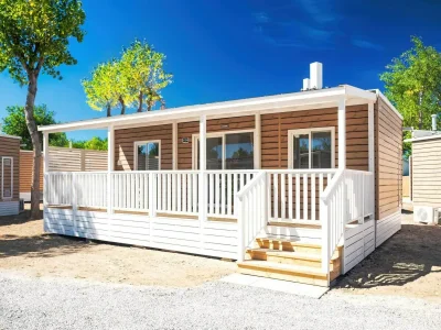 caravan Lodge im Rimini Family Village in Strandnähe - Outdoor photo 3