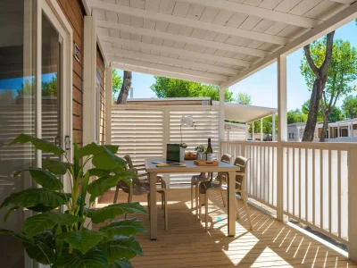 caravan Lodge im Rimini Family Village in Strandnähe - Outdoor photo 5