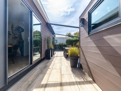 Chalet Modern Chalet near Beach in Renesse - Outdoor photo 12