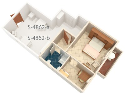 Apartment Studio flat with balcony and sea view Barbat, Rab AS-4862-a - Outdoor photo 19