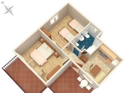 Apartment Two bedroom apartment with balcony Banjole, Pula A-3002-b - Outdoor photo 23