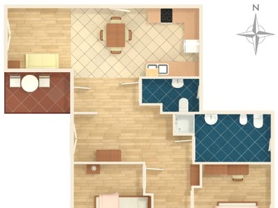 Apartment Two bedroom apartment with balcony Banjole, Pula A-3002-c - Outdoor photo 34