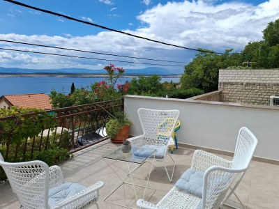 Apartment One bedroom apartment with terrace and sea view Dramalj, Crikvenica A-5592-d - Outdoor photo 27