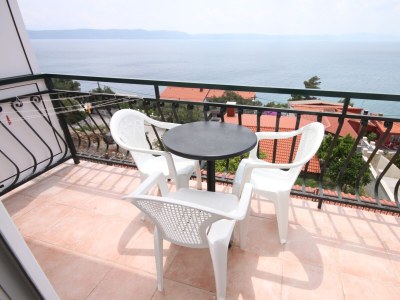 Apartment One bedroom apartment with balcony and sea view Živogošće - Porat, Makarska A-6700-b - Outdoor photo 17