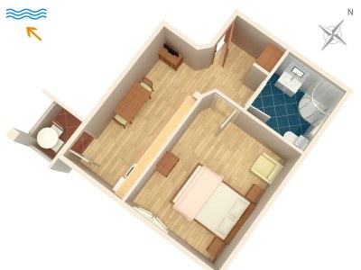 Apartment One bedroom apartment with balcony and sea view Duće, Omiš A-9437-d - Outdoor photo 17