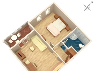 Apartment One bedroom apartment with terrace and sea view Duće, Omiš A-9437-e - Outdoor photo 15