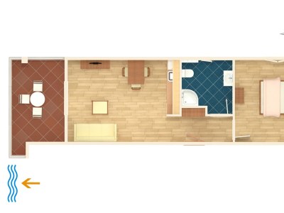 Apartment One bedroom apartment with terrace and sea view Duće, Omiš A-9437-f - Outdoor photo 21