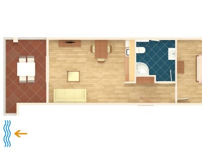 Apartment One bedroom apartment with terrace and sea view Duće, Omiš A-9437-i - Outdoor photo 20