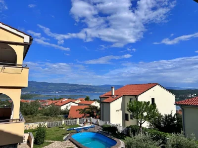 Apartment One bedroom apartment with balcony and sea view Čižići, Krk A-22046-c - Outdoor photo 23