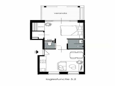Apartment Großzügige Lodge mit privater Sauna - Document photo 15