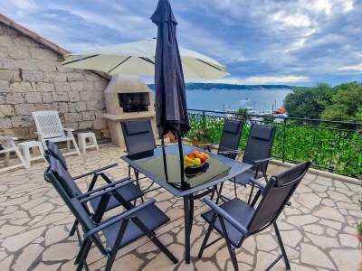 Apartment Two bedroom apartment with terrace and sea view Kaštel Novi, Kaštela A-20607-a - Outdoor photo 24