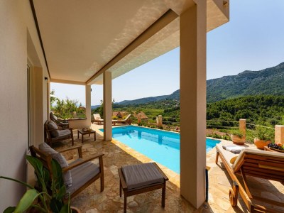 Holiday house Ruhiger Rückzugsort mit Meerblick auf Insel Hvar - Outdoor photo 24