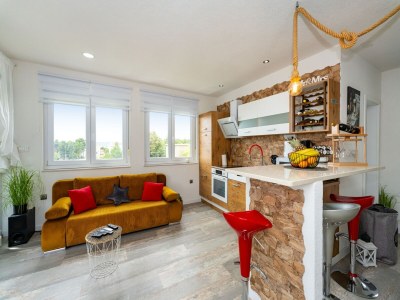 Apartment Helles Penthouse mit Meerblick, Hvar - Features photo 15