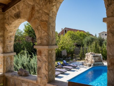 Holiday house Heated Pool Villa near Sibenik - Outdoor photo 11