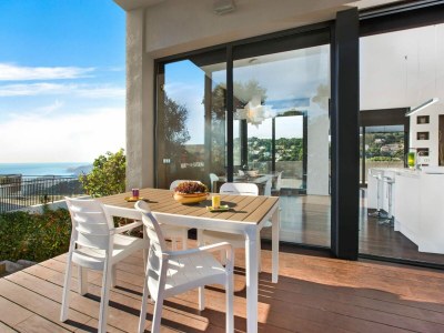 Villa Kinderfreundliche Villa mit Meerblick - Outdoor photo 2