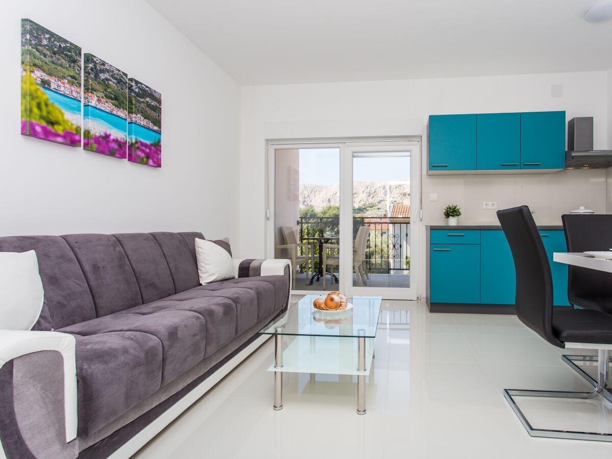 Apartment One bedroom apartment with terrace Baška, Krk A-18808-b - Outdoor photo 5