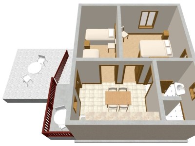 Apartment Two bedroom apartment with terrace and sea view Veli Rat, Dugi otok A-436-a - Outdoor photo 25