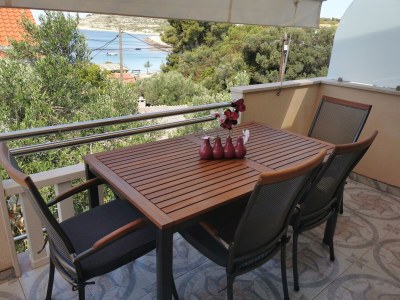 Apartment Two bedroom apartment with terrace and sea view Drvenik Mali, Drvenik A-16787-b - Outdoor photo 22