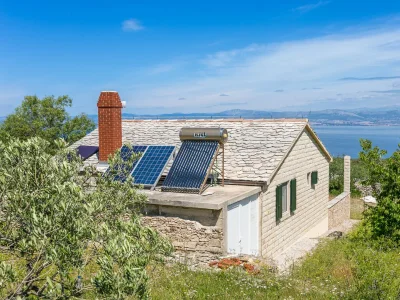 Holiday house One bedroom house with terrace and sea view Supetar, Brač K-17330 - Outdoor photo 6