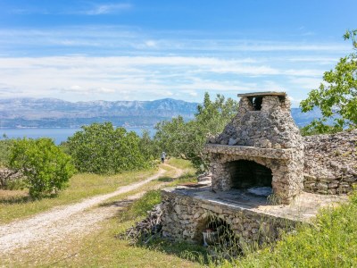 Holiday house One bedroom house with terrace and sea view Supetar, Brač K-17330 - Outdoor photo 7