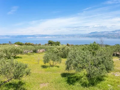 Holiday house One bedroom house with terrace and sea view Supetar, Brač K-17330 - Outdoor photo 8