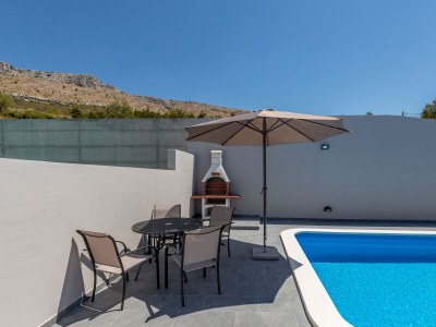 Holiday house Three bedroom house with terrace and sea view Podstrana, Split K-21718 - Outdoor photo 21