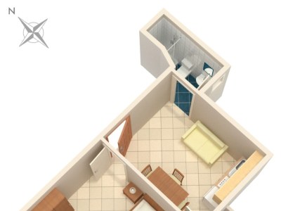 Apartment One bedroom apartment near beach Grebaštica, Šibenik A-471-c - Outdoor photo 26