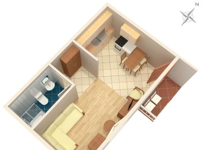 Apartment Studio flat near beach Podgora, Makarska AS-6713-a - Outdoor photo 20