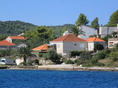 Apartment One bedroom apartment near beach Lumbarda, Korčula A-9330-b - Outdoor photo 4