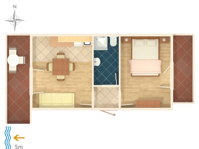 Apartment One bedroom apartment near beach Okrug Gornji, Čiovo A-9694-c - Outdoor photo 34