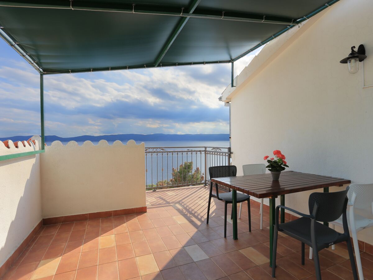 Apartment One bedroom apartment with terrace and sea view Pisak, Omiš A-16239-f