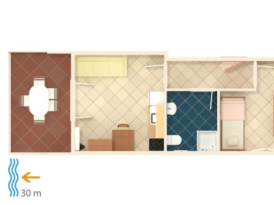 Apartment One bedroom apartment near beach Kustići, Pag A-4129-a - Outdoor photo 19